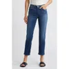 Re/done Mid Rise Ankle Stovepipe Jeans In Mid 70s