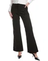 Re/done Mid-rise Flared Trouser Black Jean In Black