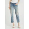 Re/done Mid Rise Stove Pipe Jeans