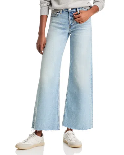 Re/done Womens Crop Denim Wide Leg Jeans In Undertow