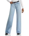 Re/done Mid Rise Wide Leg Jeans In Mid 90s In Mid S