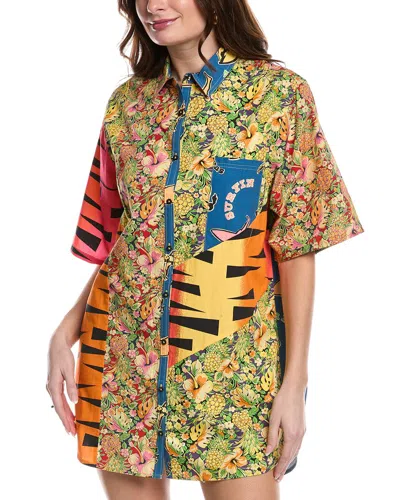 RE/DONE RE/DONE OVERSIZED SHIRTDRESS