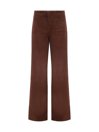 Re/done Corduroy Trousers In Brown