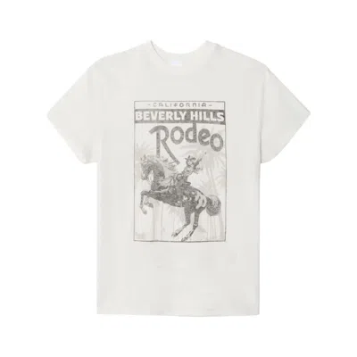 Re/done T-shirt In Beige