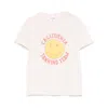 Re/done Tanning Team Relaxed Graphic T-shirt In White
