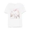 Re/done Cheers Crewneck Graphic Tee In White