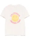 Re/done Tanning Team Relaxed Graphic T-shirt In White