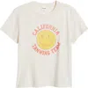 Re/done Tanning Team Relaxed Graphic T-shirt In Antique White