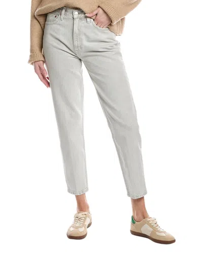 Re/done Taper Jean Coated Quartz Jean In Multi