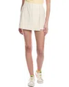 Re/done Terry Wrap Skirt In White