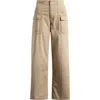 Re/done The Arizona Cargo Pants In Nude