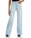 Re/done Mid Rise Wide Leg Crop Jeans Undertow In Big Sur