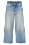 Re/done Jeans 70s Ultra High Rise Wide Leg In Bella Rosa