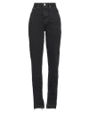 Re/done Woman Jeans Black Size 25 Cotton In Black