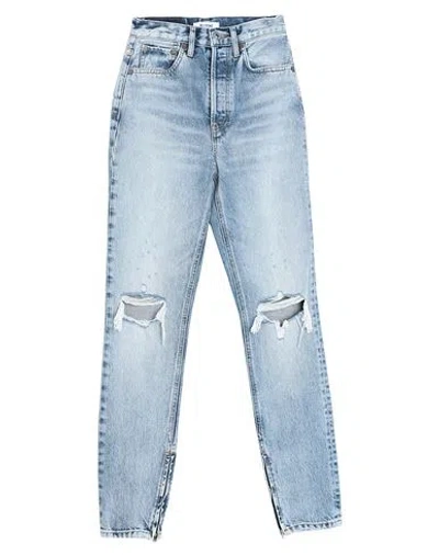Re/done Woman Jeans Blue Size 27 Organic Cotton