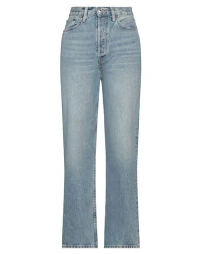 Re/done Woman Jeans Blue Size 27 Organic Cotton
