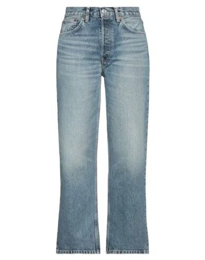 Re/done Woman Jeans Blue Size 30 Cotton