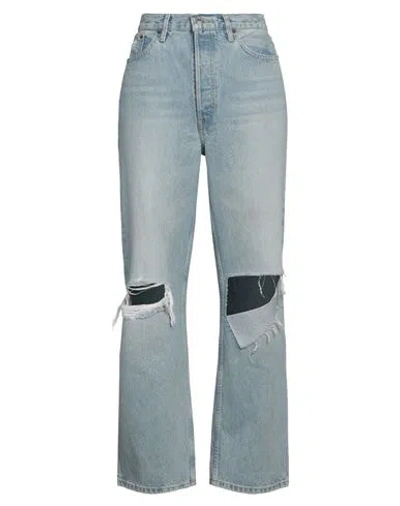 Re/done Woman Jeans Blue Size 31 Cotton