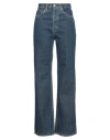 Re/done 90s High-rise Straight-leg Jeans In Blue