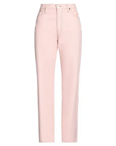 Re/done Woman Jeans Pink Size 27 Cotton