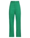Re/done Woman Pants Green Size 30 Cotton In Green