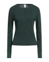 Re/done Woman T-shirt Green Size M Cotton In Green