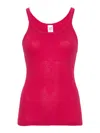 Re/done Ribbed-knit Tank Top In Multicolour