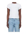 Re/done Short-sleeved T-shirt In White