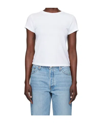 Re/done Short-sleeved T-shirt In White