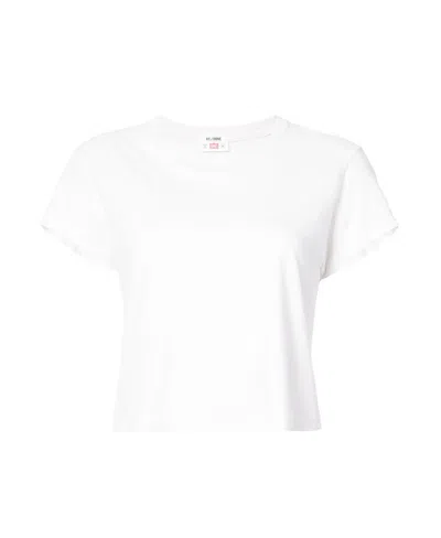Re/done Solid-colour T-shirt In White