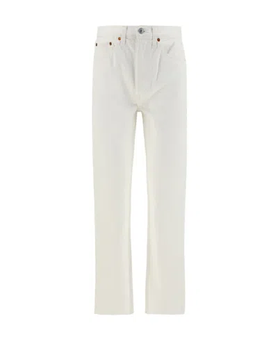 RE/DONE RE/DONE HIGH RISE STOVE PIPE CROPPED JEANS