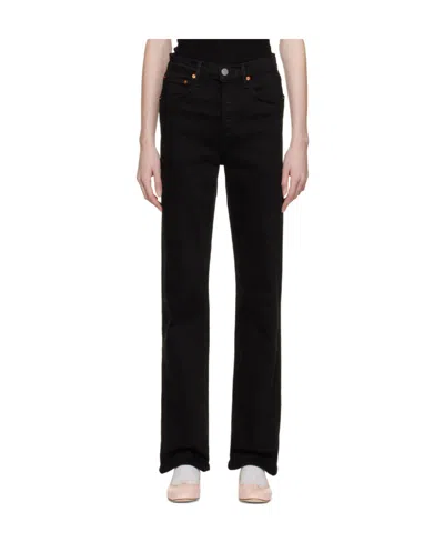 RE/DONE RE/DONE HIGH-RISE STRAIGHT JEANS