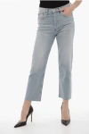 Re/done Straight Leg Stretch Denim 70s Stove Pipe Jeans 18cm