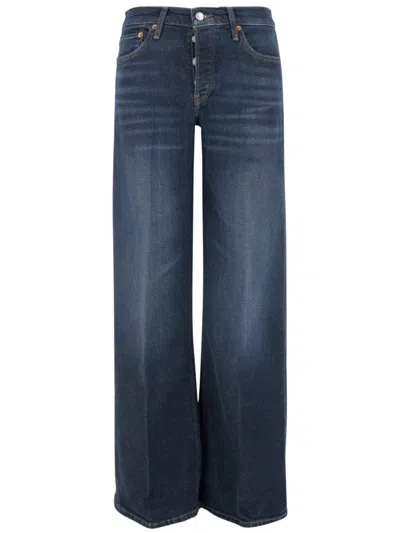 RE/DONE STRETCH COTTON BLEND DENIM JEANS