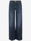 Re/done Stretch Cotton Blend Denim Jeans In Denim Scuro