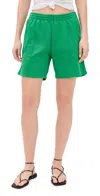 Re/done Sunland Track Shorts Verde In Verde