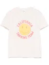 Re/done Tanning Team Relaxed Graphic T-shirt In White