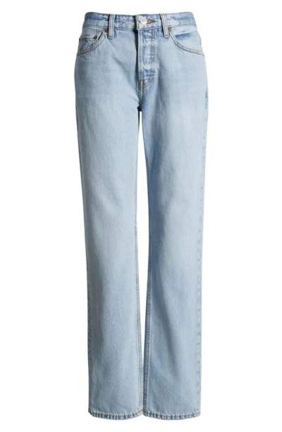 Re/done The Anderson Organic Cotton Skinny Jeans In Maliblue