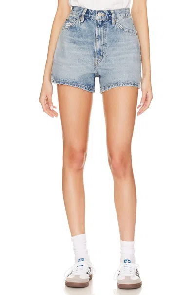 RE/DONE THE MIDI SHORT IN RIPPED TIDE