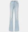 Re/done The Riding Denim Straight Jeans In Blue