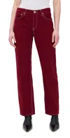 Re/done The Standard Jeans Currant In Currant