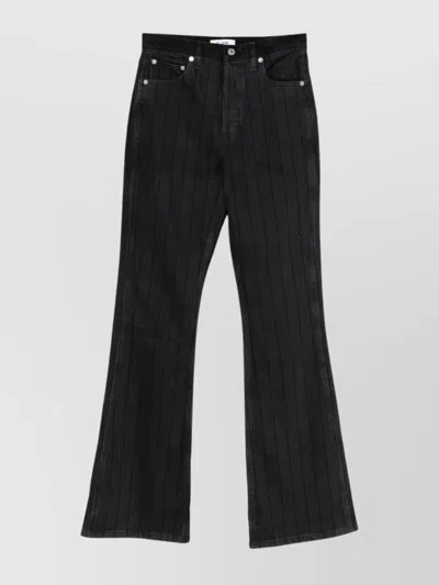 RE/DONE THE STRIPED FLARED JEAN