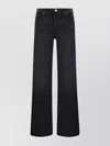 Re/done Wide-leg Cotton Denim Pants With Contrast Stitching