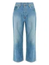 Re/done Wide-leg Jeans In Blue