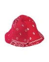 Re/done With Levi's Man Hat Red Size Xs/s Cotton In Red