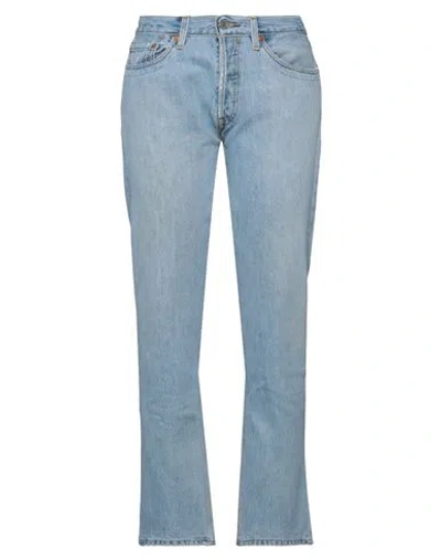 Re/done With Levi's Woman Jeans Blue Size 30 Cotton