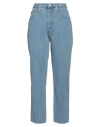 Re/done With Levi's Woman Jeans Blue Size 30 Cotton In Blue