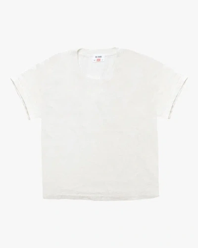 Re/done Hanes Sheer T-shirt In White