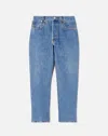 RE/DONE WOMEN'S HIGH RISE ANKLE CROP JEANS IN INDIGO