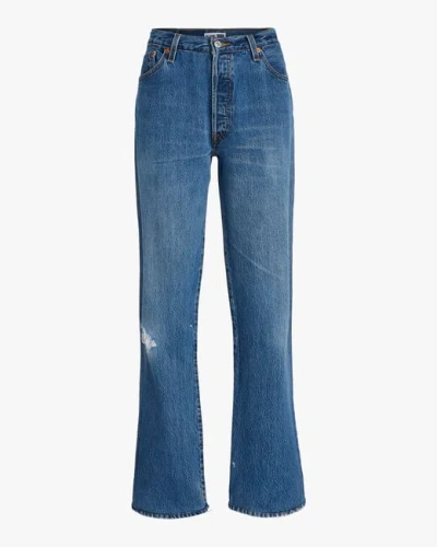 Re/done Women's Levi's High-rise Loose Jeans In Blue
